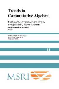 現代可換代数講義（ワークショップ集）<br>Trends in Commutative Algebra (Mathematical Sciences Research Institute Publications)