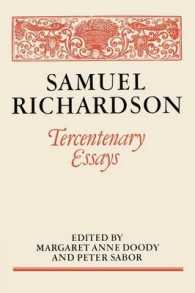 Samuel Richardson : Tercentenary Essays
