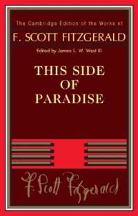 This Side of Paradise (The Cambridge Edition of the Works of F. Scott Fitzgerald)
