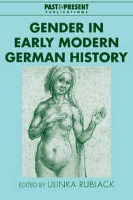 Gender in Early Modern German History (Past and Present Publications)