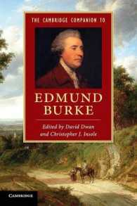 ケンブリッジ版　バーク必携<br>The Cambridge Companion to Edmund Burke (Cambridge Companions to Literature)