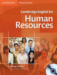 Cambridge English for Human Resources Student's Book with Audio Cds.