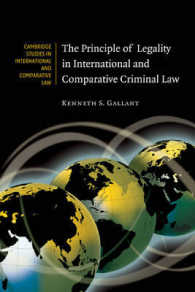 The Principle of Legality in International and Comparative Criminal Law (Cambridge Studies in International and Comparative Law)