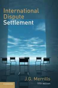 国際的紛争解決（第５版）<br>International Dispute Settlement （5TH）