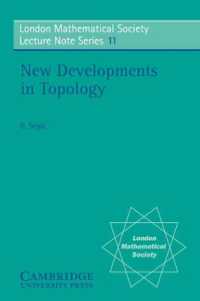 New Developments in Topology (London Mathematical Society Lecture Note Series)