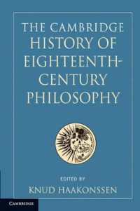 ケンブリッジ版　１８世紀哲学史（全２巻）<br>The Cambridge History of Eighteenth-Century Philosophy 2 Volume Paperback Boxed Set