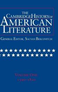 The Cambridge History of American Literature: Volume 1, 1590-1820 (The Cambridge History of American Literature)