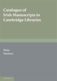 Catalogue of Irish Manuscripts in Cambridge Libraries