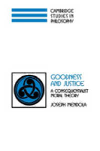 Goodness and Justice : A Consequentialist Moral Theory (Cambridge Studies in Philosophy)