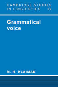 Grammatical Voice (Cambridge Studies in Linguistics)