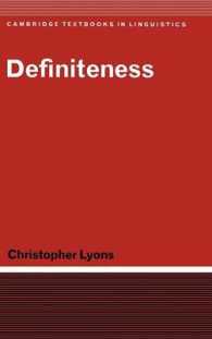 Definiteness (Cambridge Textbooks in Linguistics)
