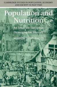 Population and Nutrition : An Essay on European Demographic History (Cambridge Studies in Population, Economy and Society in Past Time)