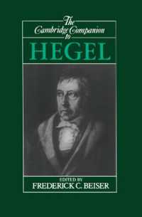 The Cambridge Companion to Hegel (Cambridge Companions to Philosophy)