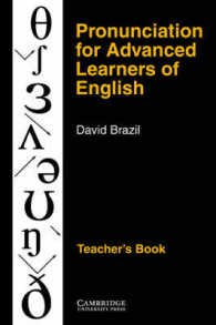 Pronunciation for Advanced Learners of English Teacher's Book. （TEACHER）