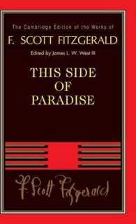 This Side of Paradise (Cambridge Edition of the Works of F. Scott Fitzgerald)