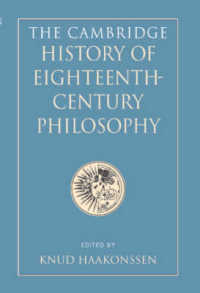 ケンブリッジ版　１８世紀哲学史（全２巻）<br>The Cambridge History of Eighteenth-Century Philosophy 2 Volume Hardback Boxed Set