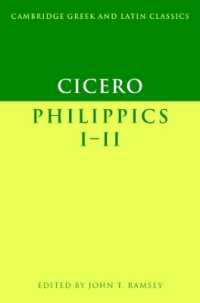 Cicero: Philippics I-II (Cambridge Greek and Latin Classics)