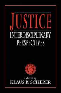 Justice : Interdisciplinary Perspectives