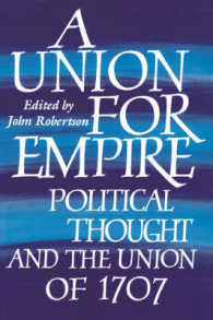 A Union for Empire : Political Thought and the British Union of 1707
