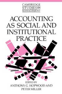 Accounting as Social and Institutional Practice (Cambridge Studies in Management)