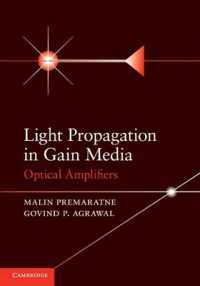 Light Propagation in Gain Media : Optical Amplifiers