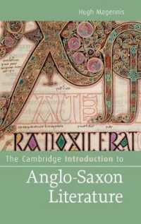 ケンブリッジ版　アングロサクソン文学入門<br>The Cambridge Introduction to Anglo-Saxon Literature (Cambridge Introductions to Literature)