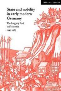 State and Nobility in Early Modern Germany : The Knightly Feud in Franconia, 1440-1567 (Cambridge Studies in Early Modern History)