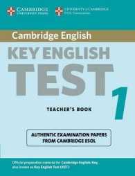 Cambridge Key English Test 1 Teacher's Book. 2nd ed. （2ND）