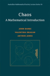 Chaos: a Mathematical Introduction (Australian Mathematical Society Lecture Series)