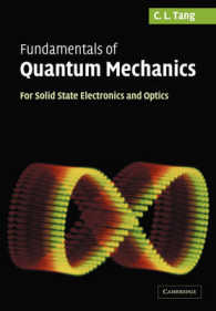 Fundamentals of Quantum Mechanics : For Solid State Electronics and Optics