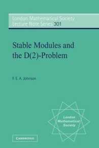 Stable Modules and the D(2)-Problem (London Mathematical Society Lecture Note Series)