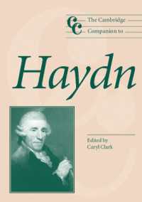 ケンブリッジ版 ハイドン必携<br>The Cambridge Companion to Haydn (Cambridge Companions to Music)
