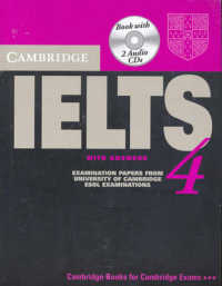 Cambridge Ielts 4 Self Study Pack. （BOOK & CD）