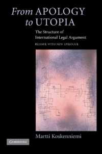 国際法理論の構造<br>From Apology to Utopia : The Structure of International Legal Argument