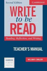 Write to Be Read Second edition Teacher's Manual