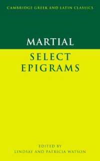 Martial: Select Epigrams (Cambridge Greek and Latin Classics)