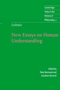 Leibniz: New Essays on Human Understanding (Cambridge Texts in the History of Philosophy) （2ND）