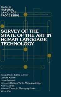 Survey of the State of the Art in Human Language Technology (Studies in Natural Language Processing)