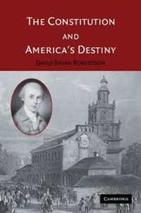 合衆国憲法とアメリカの運命<br>The Constitution and America's Destiny