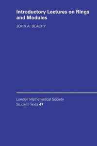 Introductory Lectures on Rings and Modules (London Mathematical Society Student Texts)