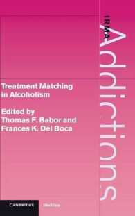 Treatment Matching in Alcoholism (International Research Monographs in the Addictions)