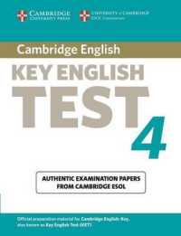 Cambridge Key English Test 4 Student's Book. （1ST）