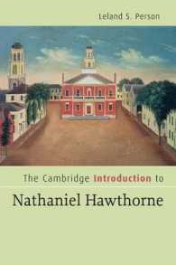 ケンブリッジ版ホーソーン入門<br>The Cambridge Introduction to Nathaniel Hawthorne (Cambridge Introductions to Literature)
