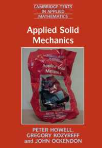 Applied Solid Mechanics (Cambridge Texts in Applied Mathematics)