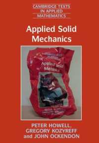 Applied Solid Mechanics (Cambridge Texts in Applied Mathematics)