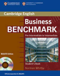Business Benchmark Pre-intermediate to Intermediate Student's Book with Cd-rom Bulats Edition. （BK&CD-ROM）