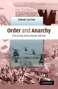 秩序と無政府状態：市民社会、社会騒乱と戦争<br>Order and Anarchy : Civil Society, Social Disorder and War