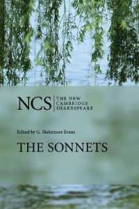 新ケンブリッジ版　シェイクスピア・ソネット集（第２版）<br>The Sonnets (The New Cambridge Shakespeare) （2ND）
