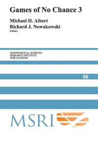 Games of No Chance 3 (Mathematical Sciences Research Institute Publications)