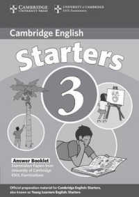 Cambridge Starters 3 Answer Booklet. 2nd ed. （2ND）
